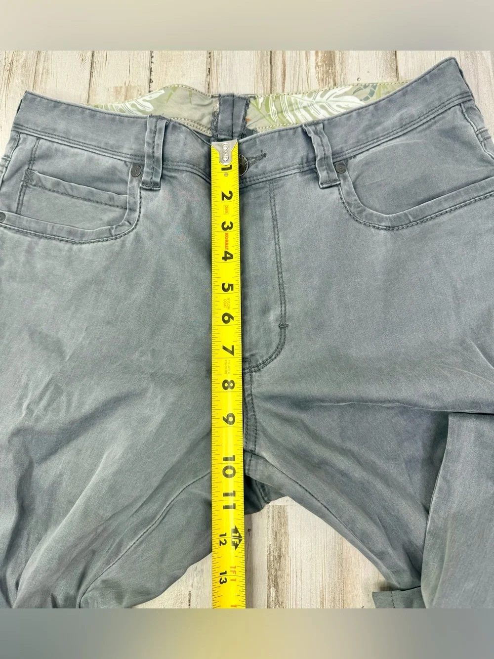 Tommy Bahama Pants Mens 32x31 Khaki Gray Cotton Tencel